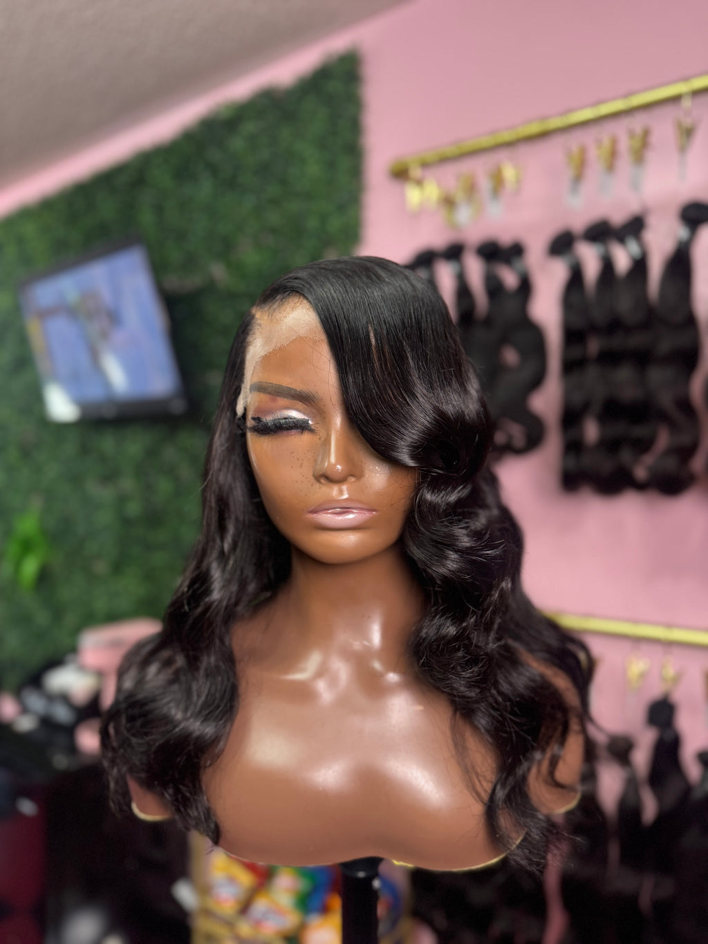 18” Inch Closure Wig